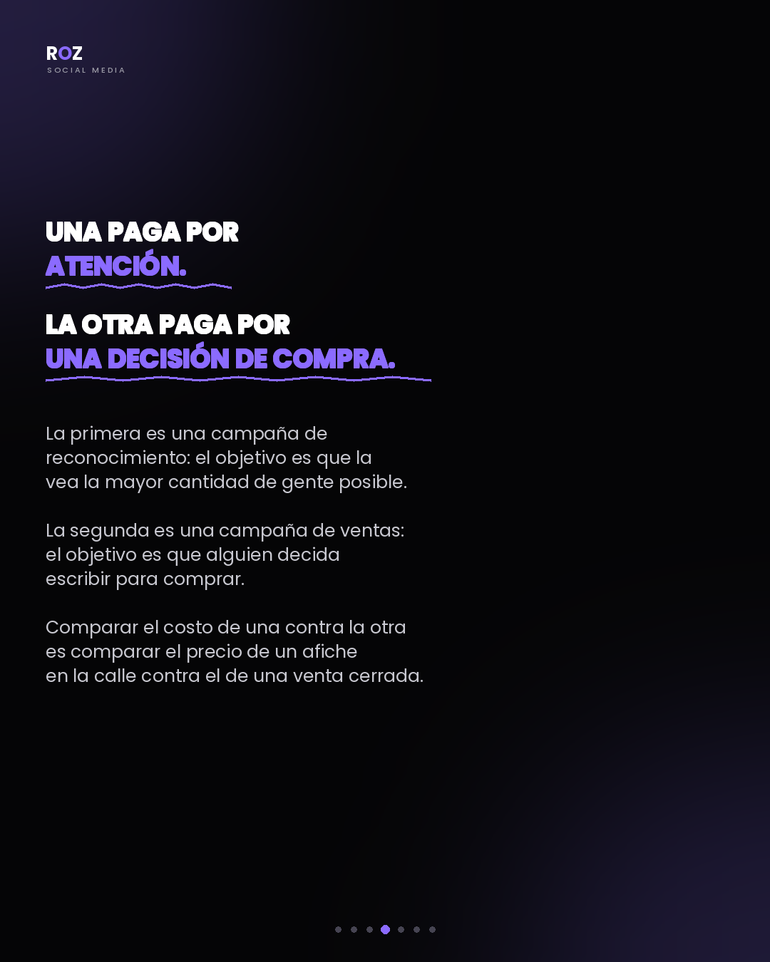 El costo de alcance no es el costo de venta - lámina 4 de 7