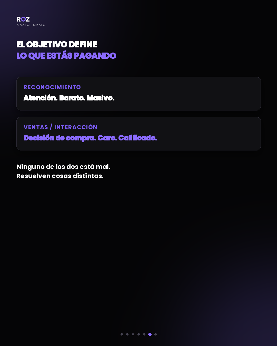 El costo de alcance no es el costo de venta - lámina 6 de 7