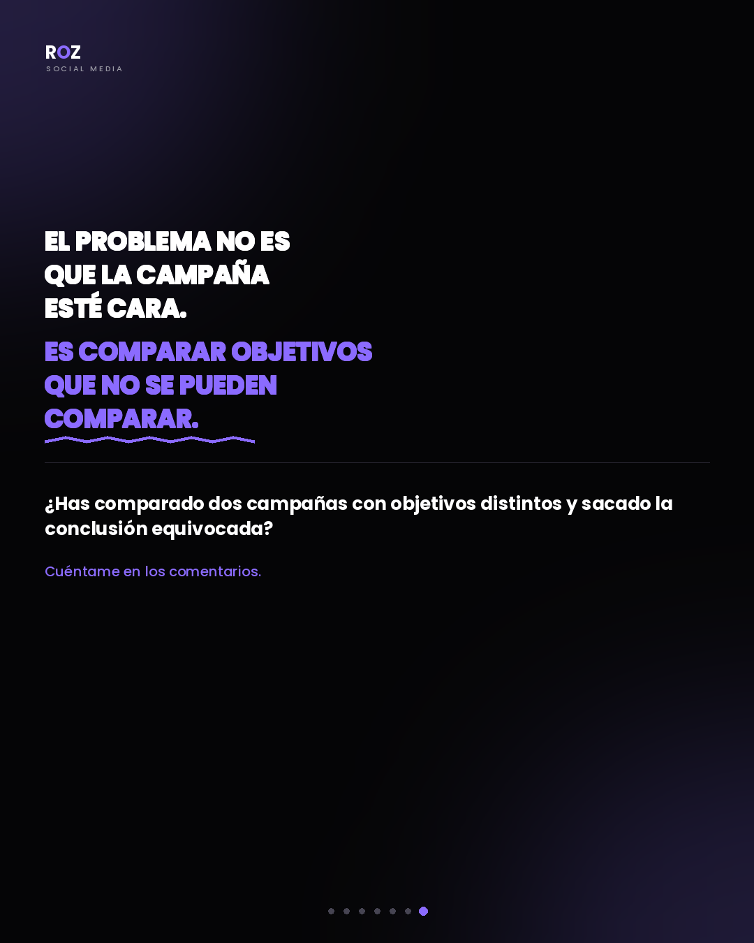 El costo de alcance no es el costo de venta - lámina 7 de 7